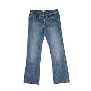 Tommy Hilfiger Jeans Low Rise Straight Leg Boot Bareback Vintage Y2K sz 5